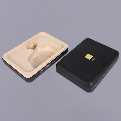 Foil Stamping Lid Bottom Molded Pulp Perfume Packaging