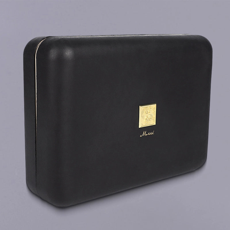 Foil Stamping Lid Bottom Molded Pulp Perfume Packaging