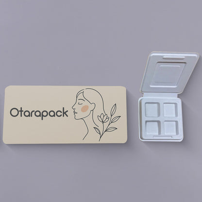 Molded Pulp Eyeshadow Palette Packaging