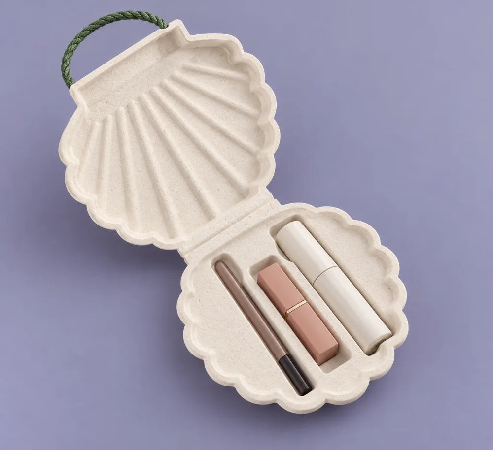 Biodegradable Cosmetic Packaging With Handle