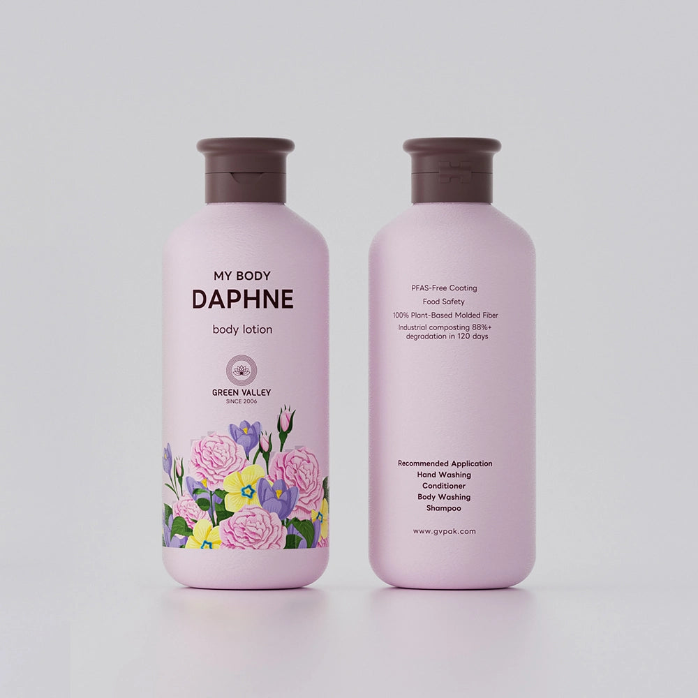 Molded Pulp Body Wash Paper Bottle