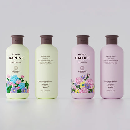 Molded Pulp Body Wash Paper Bottle