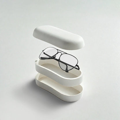 Lid And Base Sugarcane Molded Pulp Glasses Box