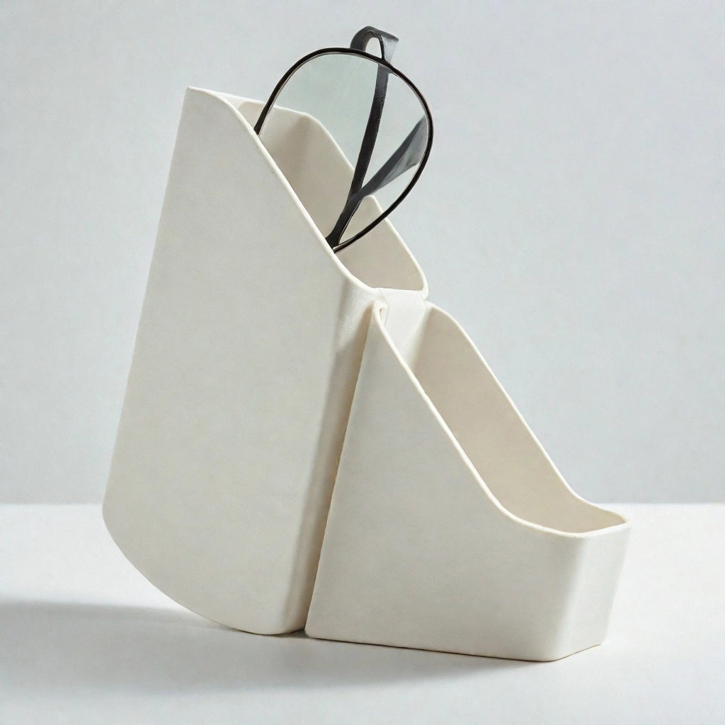 Flip-top Pulp Sugarcane Glasses Case Box