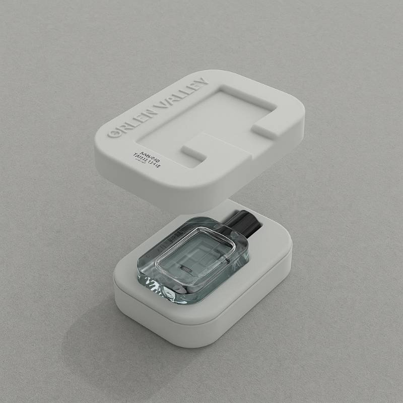 Lid Bottom Embossing Perfume Molded Pulp Box