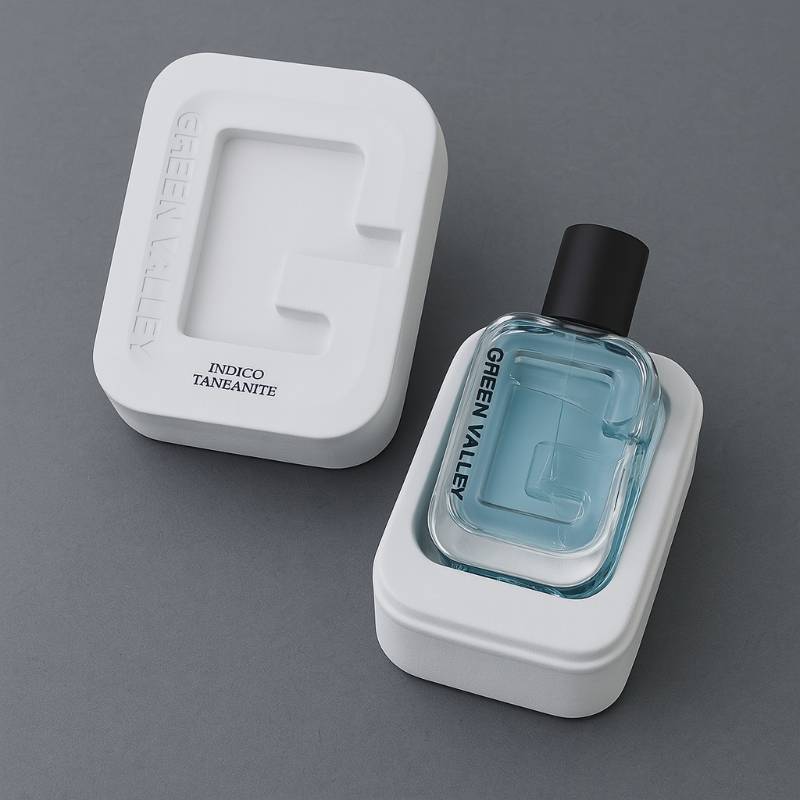 Lid Bottom Embossing Perfume Molded Pulp Box