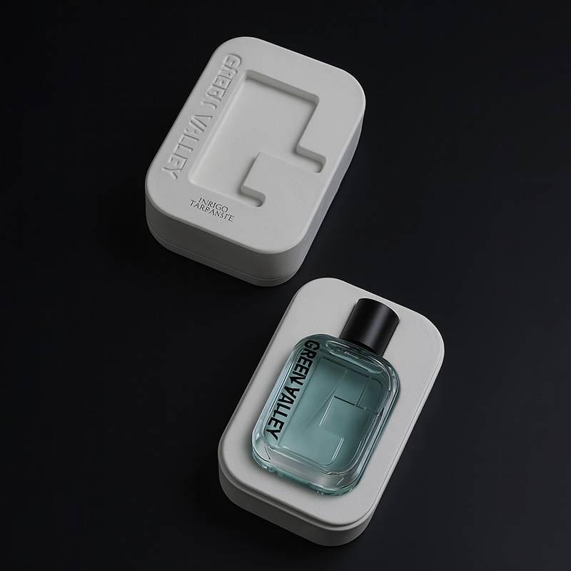 Lid Bottom Embossing Perfume Molded Pulp Box