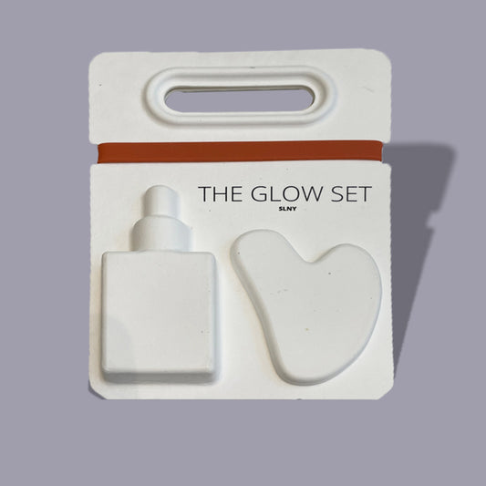 Gua Sha Facial Tool With Oil Biodegradable Packaging Set