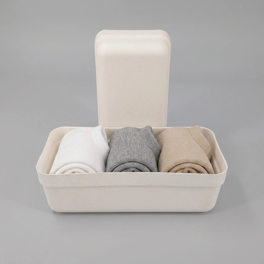 3 Slots Molded Pulp Clothing Socks Box
