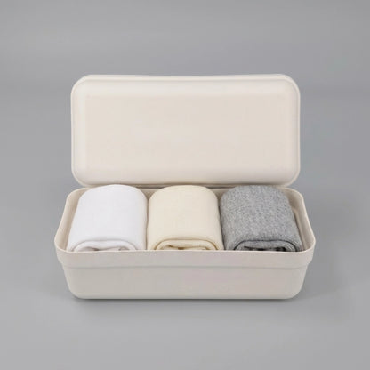 3 Slots Molded Pulp Clothing Socks Box