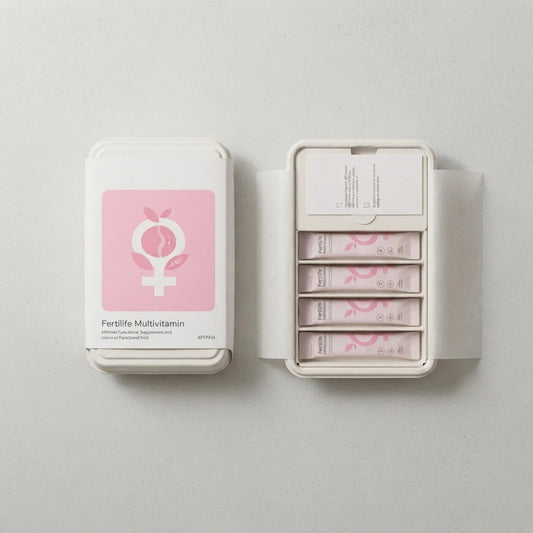 Pink Sleeve Supplement Packaging