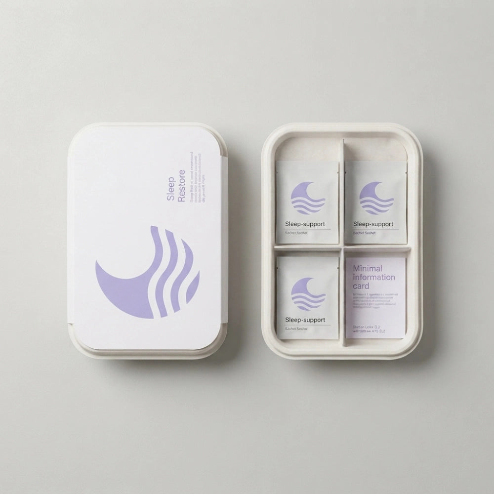 Pink Sleeve Supplement Packaging