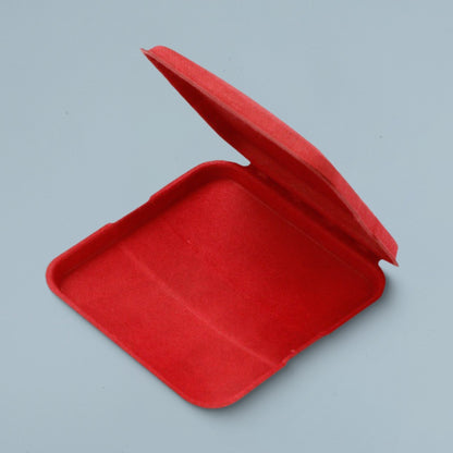 Red Clamshell Pulp Molded Box