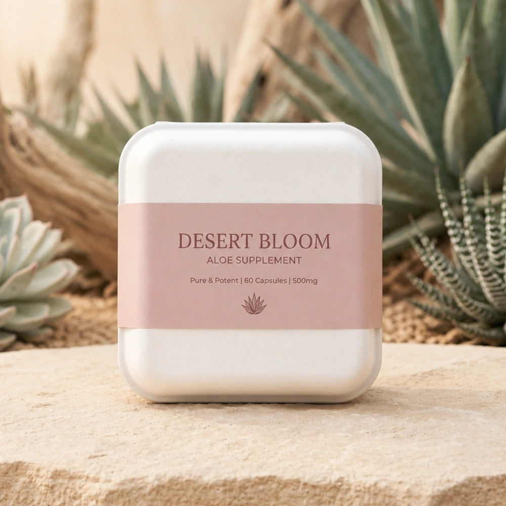 Supplement Packaging Eco Box With Pink Sleeve