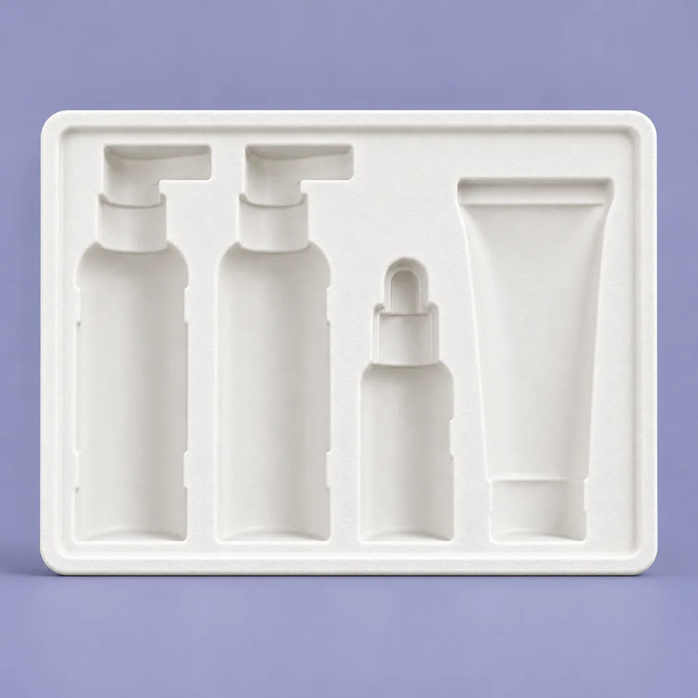 Packaging Pulp Paper Insert Tray For Skincare
