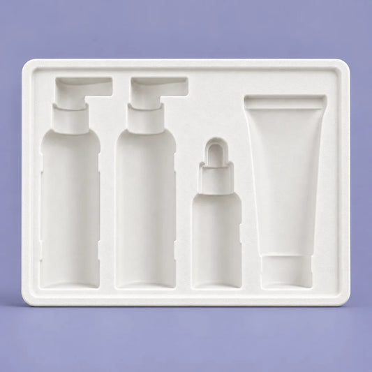 Packaging Pulp Paper Insert Tray For Skincare