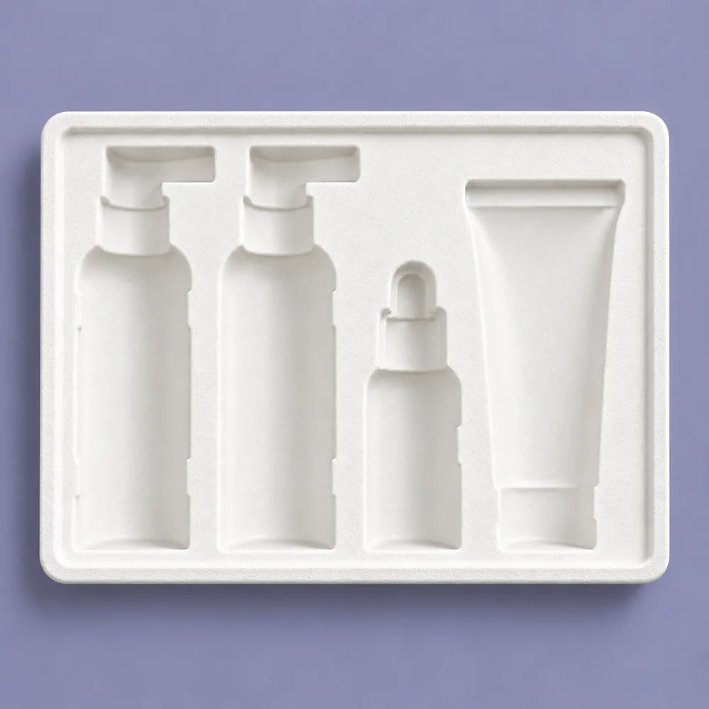 Packaging Pulp Paper Insert Tray For Skincare