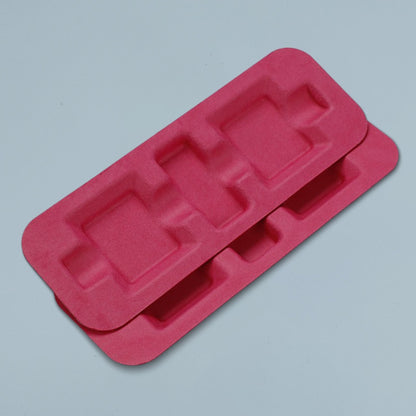 Sustainable Molded Pulp Red Inner Tray