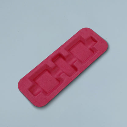 Sustainable Molded Pulp Red Inner Tray