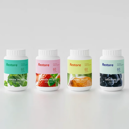 Sustainable Supplement Paper Pill Bottle