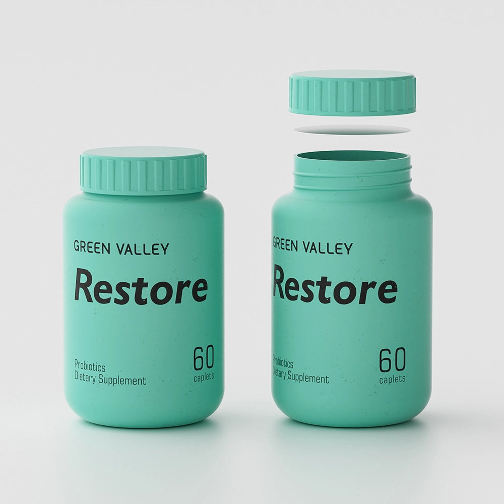 Sustainable Supplement Paper Pill Bottle