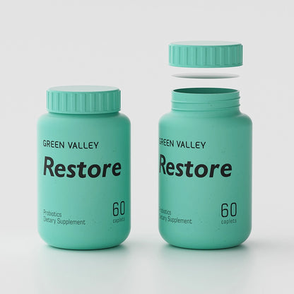 Sustainable Supplement Paper Pill Bottle