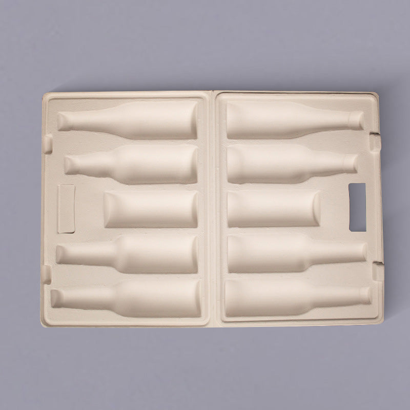 Clamshell Pulp Moulding Sustainable Beverage Packaging