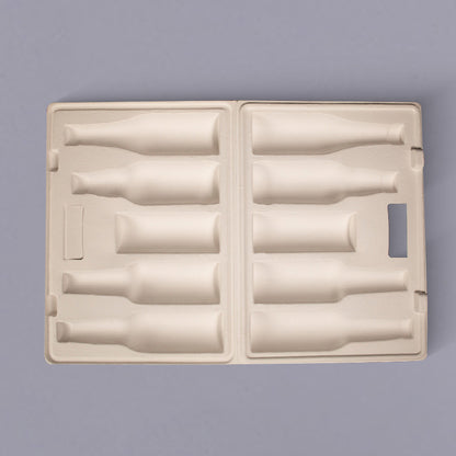 Clamshell Pulp Moulding Sustainable Beverage Packaging