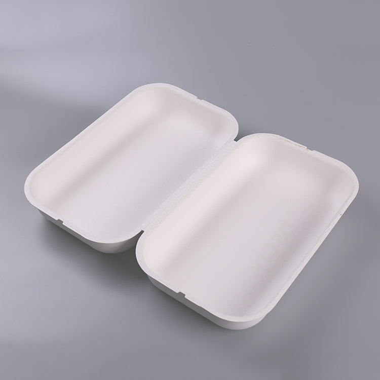 High Quality Paper Pulp Tableware Food Container Take Away Box