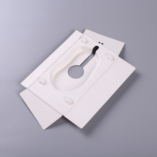 White Wet-pressed Wireless Mouse Insert Tray