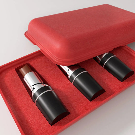Red Color Biodegradable Lip Balm&Lip Stick Packaging Box